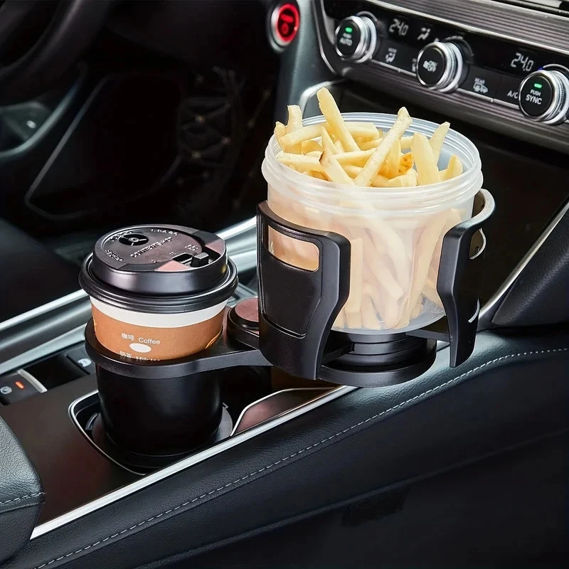 Car Cup Holder Expander for Car Adapter Adjustable Multifunctional Dual Cup Holder With Phone Holder Aromatherapy Organizers