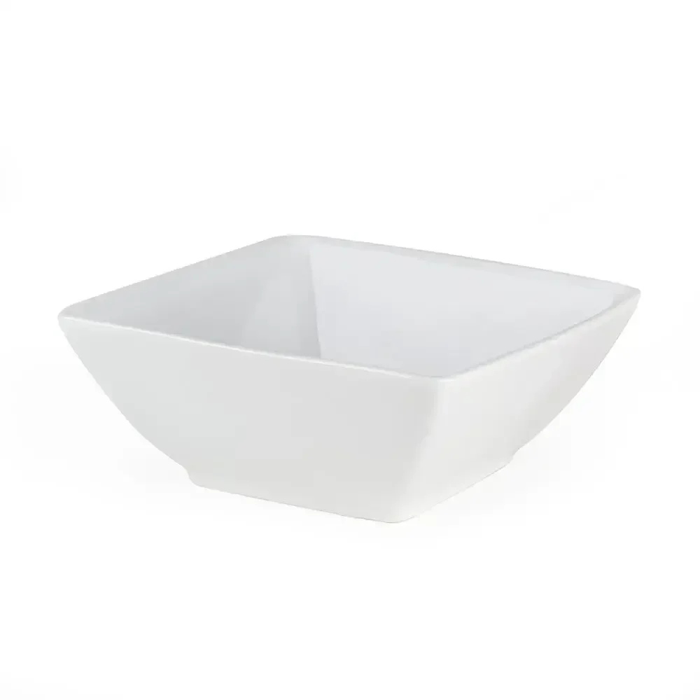 

Durable Porcelain White Bowls Set of 6 Dining Table