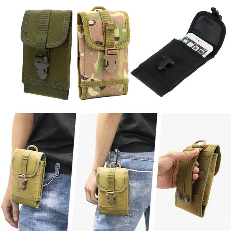 

Multifunctional Tactical Military 1000D Molle Cell Phone Mobile Phone Belt Pouch Pack Cover Outdoor Hunting Camping Waist Bag