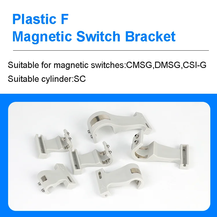 SC/SI Zylinder-Magnetschalter-Halterung Pneumatische Luftzylinder-Sensor-Befestigungshalterung für Magnetsensor-Schalter CS1-F/U CMSG DMSG – Detail 8