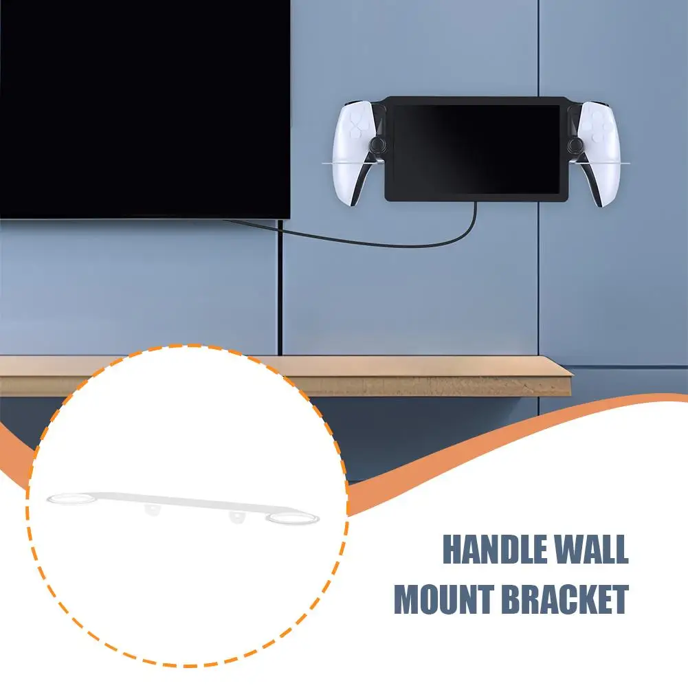 For Portal Handheld Wall Mount Bracket Game Console Holder Bracket Handle Wall Mount Storage Display Q1F1