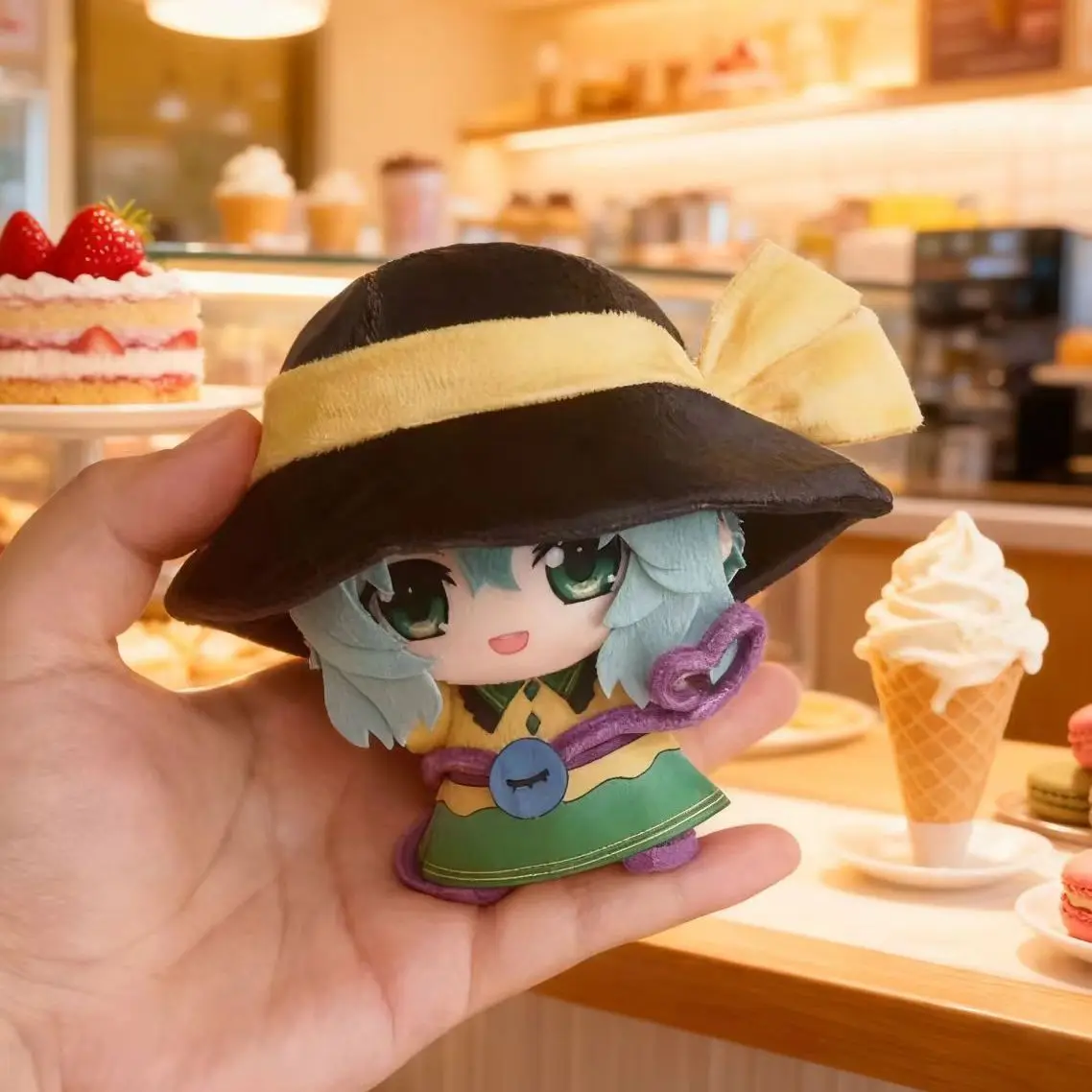 2026 جديد توهو مشروع كوميجي كويشي تأثيري أنيمي أفخم 10 سنتيمتر لطيف محشوة الجسم بلوشي الكرتون قلادة هدايا عيد الميلاد