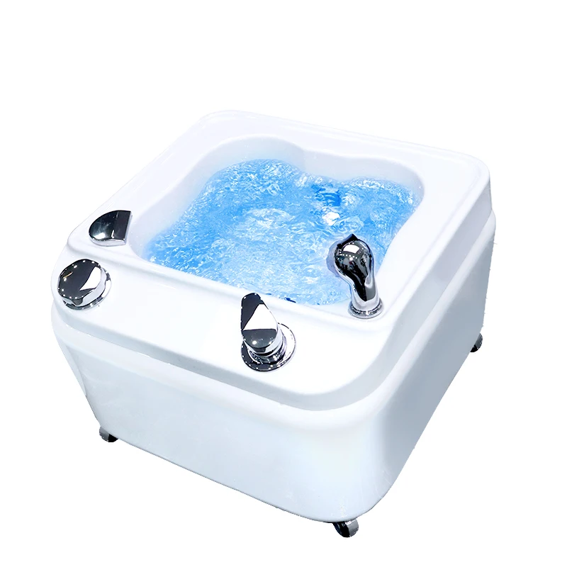 Electric Foot Spa Basin Salon Massager Footbath Spa Vibrating Whirlpool Care With Temperature Control & Shower Head