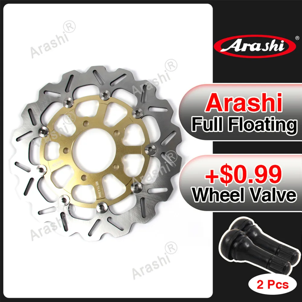 

Arashi 1PCS 310mm Motorcycle CNC Floating Front Brake Disk Disc Rotors For KAWASAKI ZG1400 Concours ABS/ZX-14R ZX14R ABS SE 1400