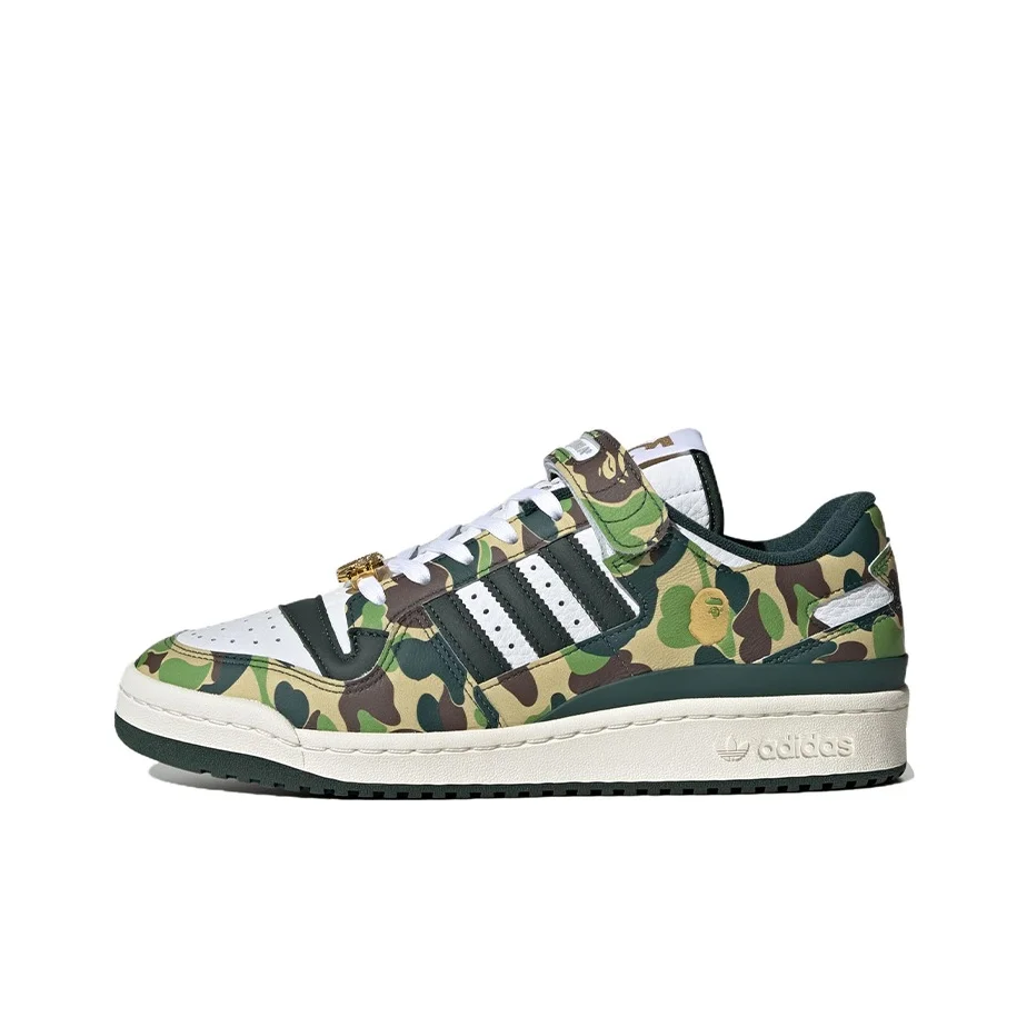POIZON Forum Bape x Forum Adidas Originals Low 84 '30th Anniversary - Verde