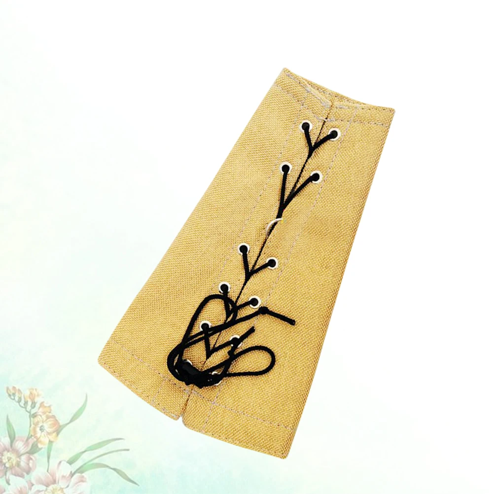 

1pc Pet Bird Arm Guard Anti-Scratch Durable Thick Cloth Pad For Macaws Sun Parrots Love Birds Outdoor Use Yellow