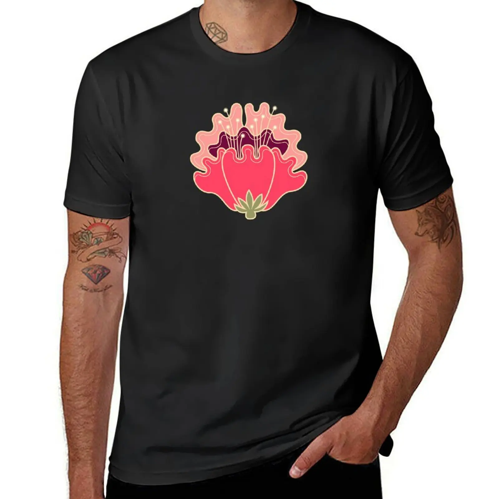 

Flat flowers T-Shirt baggy shirts animal prinfor boys cheap stuff anime stuff heavy weight t shirts for men