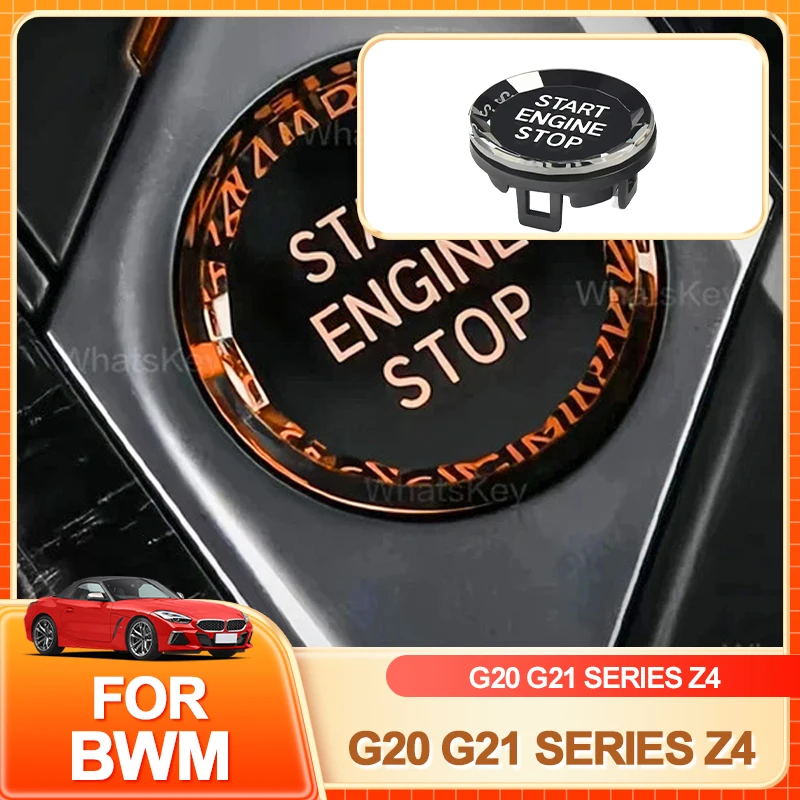 

Держатель для очков с горячим кристаллом, кнопка запуска автомобиля для BMW G20 G21 G22 G23 G26 G01 G02 G14 G15 1 2 3 4 серии Z4 F40 F44 M3 G80 M4 G