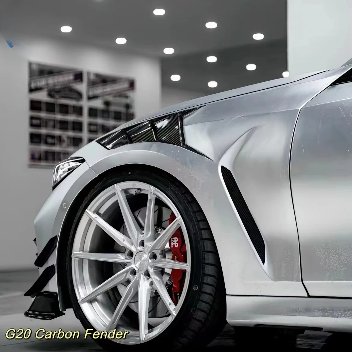 

Suitable for Carbon Fiber Fenders BMW G20 G28 2019 with Vent V3 and VE Style Carbon Fiber Fenders
