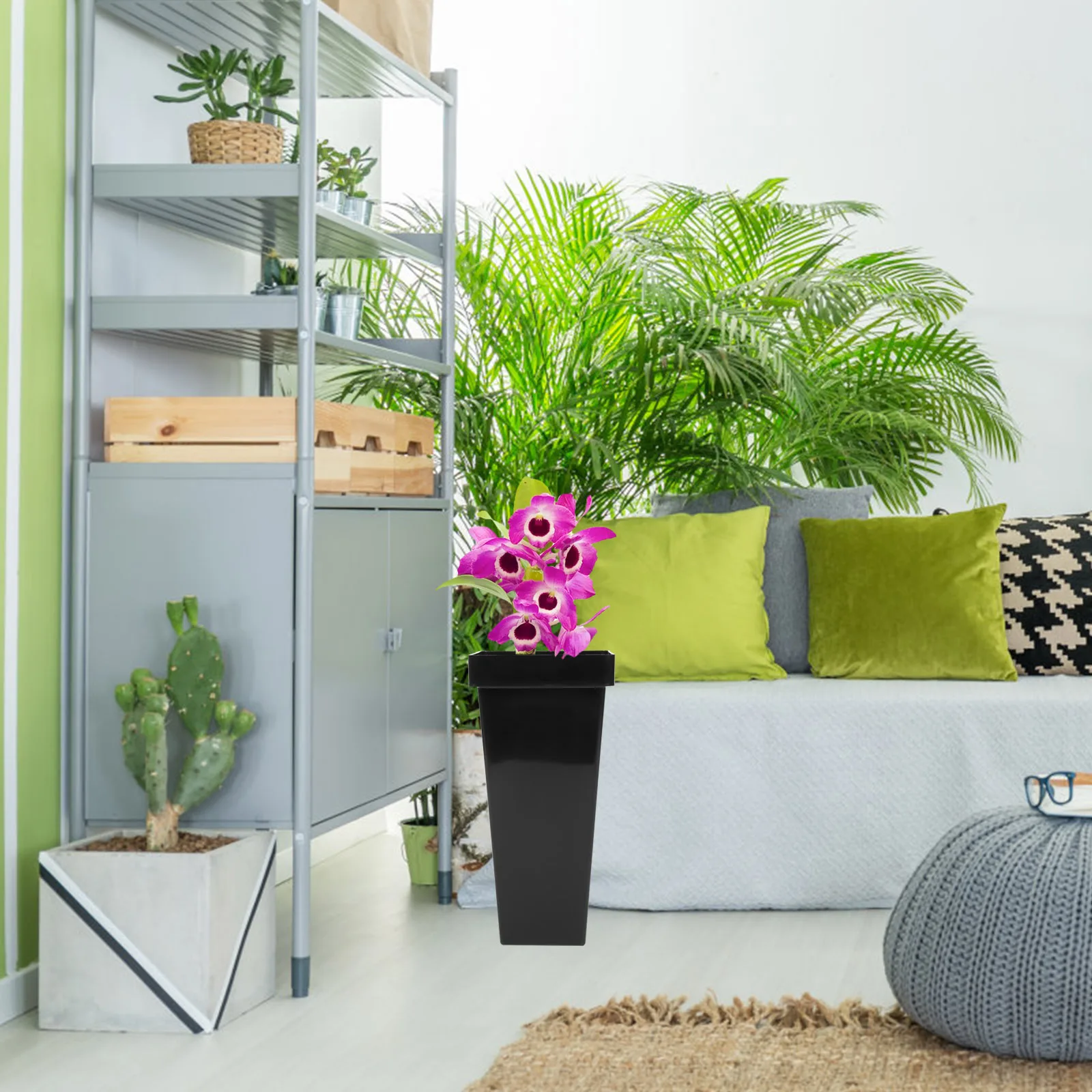 пластиковое ведро для цветов для домашнего офиса