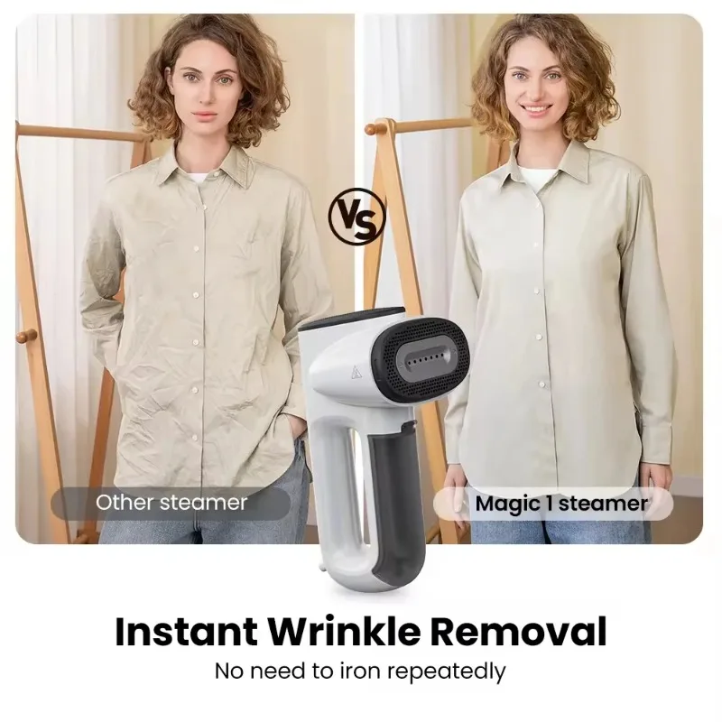 

Multi-Function Hand-held Garment Steamer with Self-Priming Vacuum Home Ironing System for Easy Wrinkle Removal Appliance