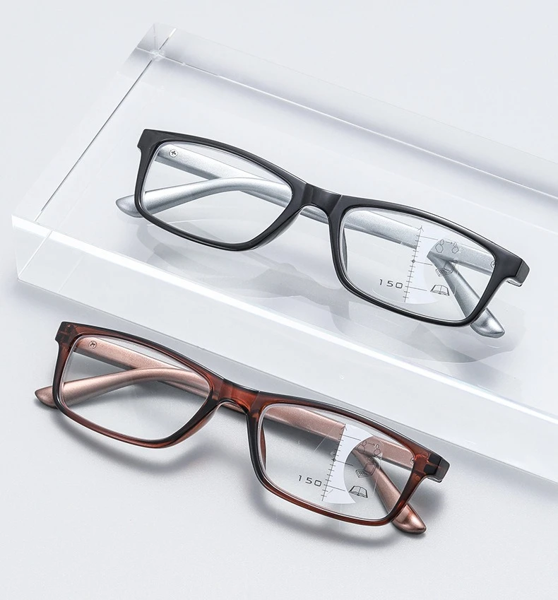 Progressive multifokale Lesebrille, modische Anti-Blaulicht-Brille, hochauflösende Lesebrille für Herren und Damen – Detail 2