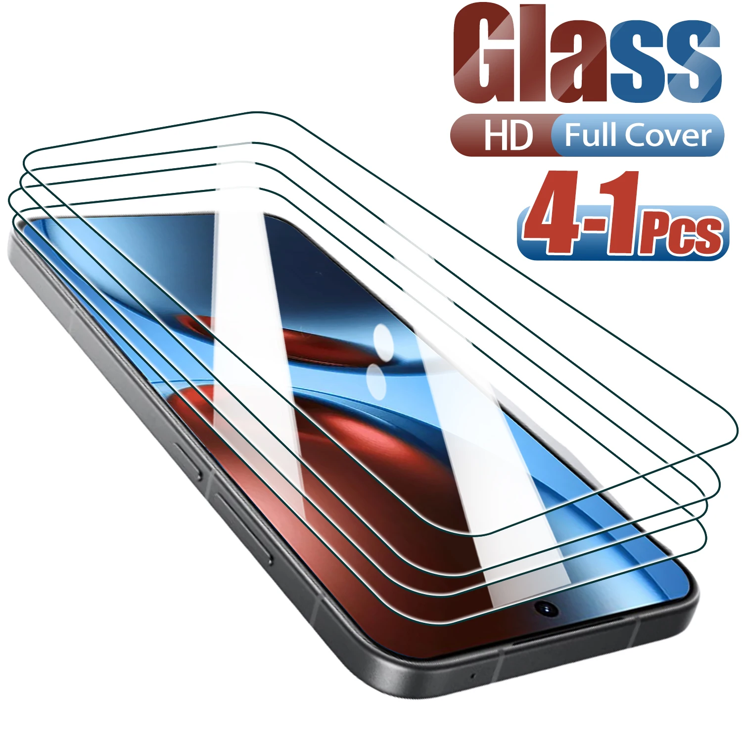 

4-1Pcs HD Screen Protector For Realme GT Neo 2 2T 3 5 SE Tempered Glass for Realme GT 5 3 2 Pro Protective Glass
