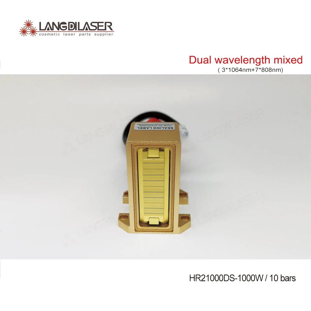 HR21000DS Diode Laser Stack With Dual Wavelength ( 7x1064nm+3x808nm) Mixed Assemble / Output Power 1000W