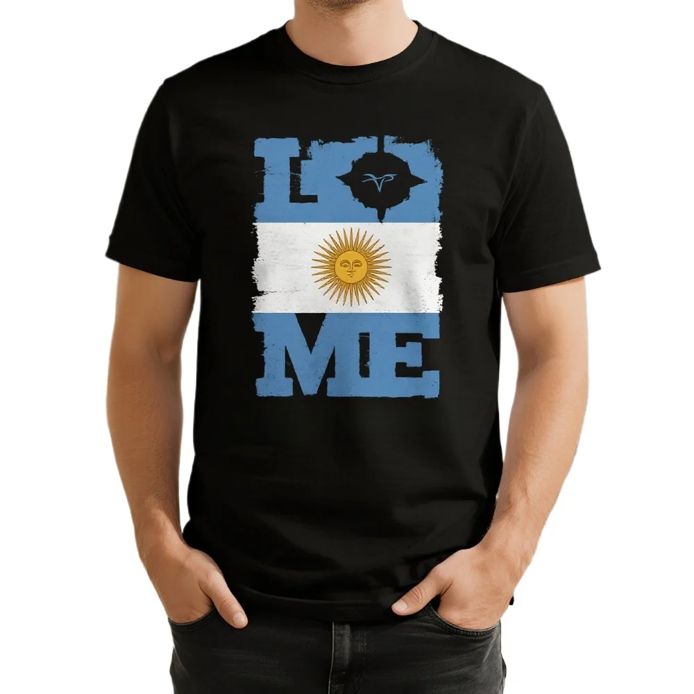 Love Yerba Mate Argentina Flag Men's T Shirt