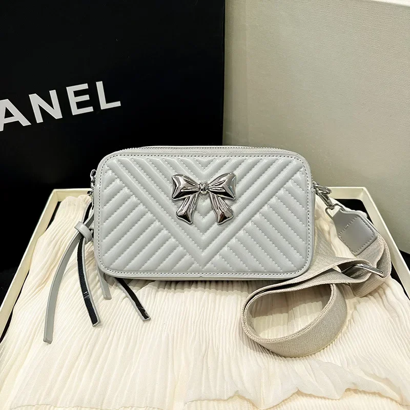 

Fashionable Small Square Crossbody Bag for Women 2025 New Camera Bag Single-shoulder Versatile Casual Simple Travel Purse