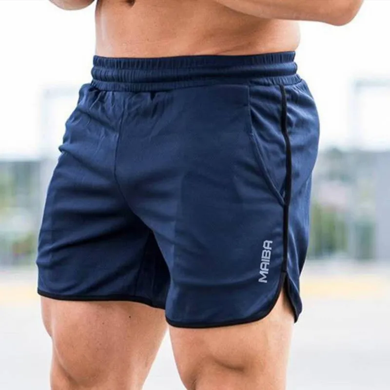 Pantalones cortos de gimnasio para hombre, Shorts de secado rápido para correr, Fitness, entrenamientos deportivos, 2022