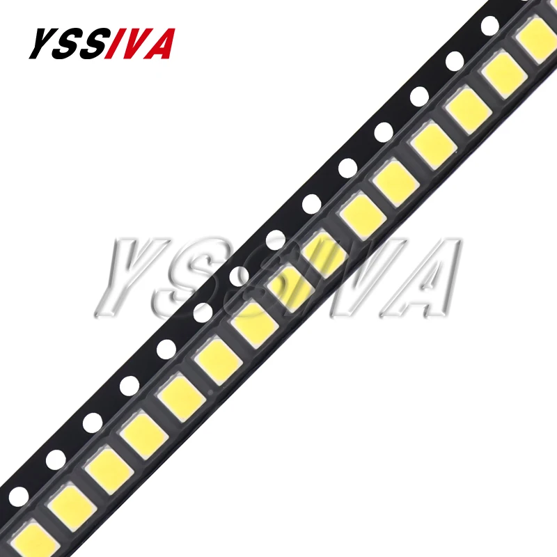 100pcs High Brightness SMD LED 2835 1W 0.5W 0.2W White 3V 6V 9V 18V 36V 150MA/100MA/30MA/60MA/80MA 6000-6500K