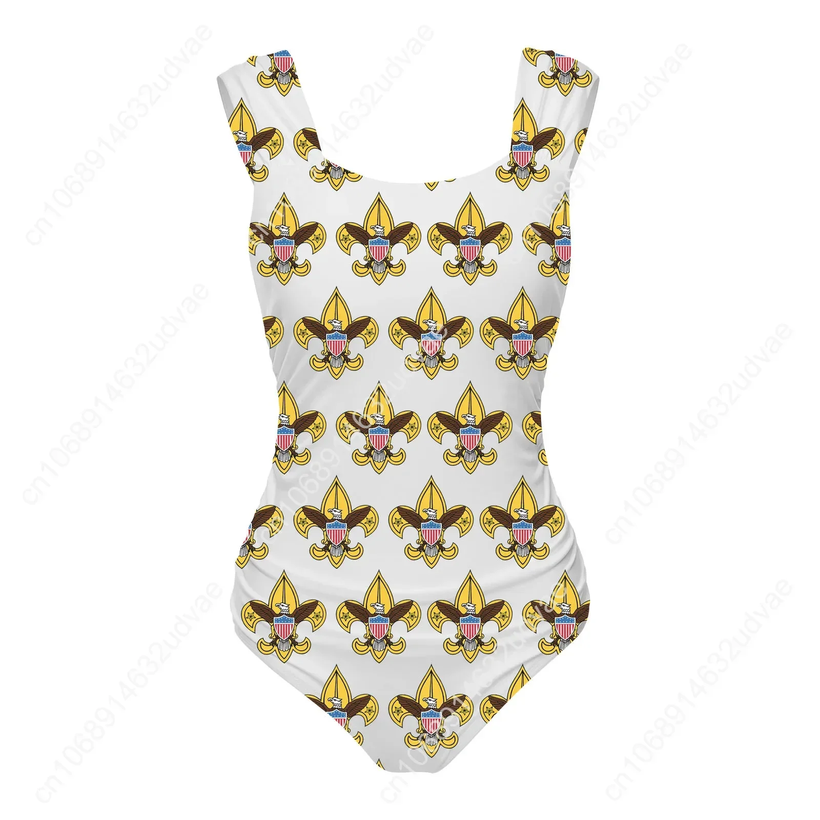 Scouts of America Swimsuit Wide Strap Women Bathing Suits Personalized Swimwear Pool Party Sexy Bikini Customize Beachwear