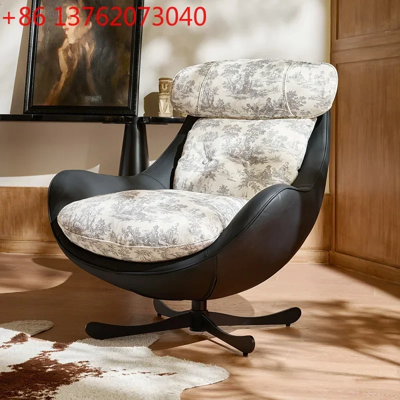 

Penguin Rocking Chair Villa Living Room Down Lazy Sofa Simple Light Luxury Single Sofa