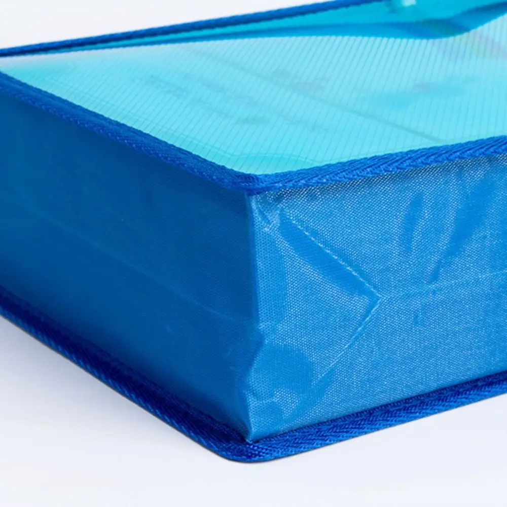 

Portable Plastic For School Home Work Office A4 With Label Pocket Folders Organizers File Bags File Envelopes Stationery Cases