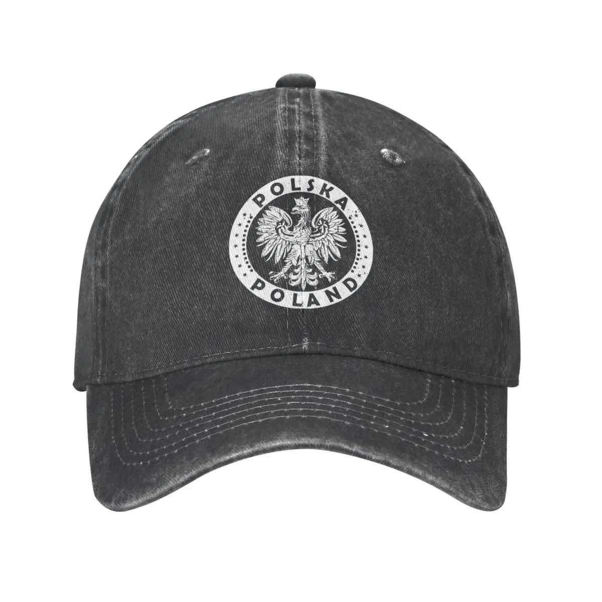 

Polska Polish Eagle Vintage Men Women Baseball Cap Poland Coat Of Arms Distressed Washed Cap Vintage Outdoor Activities Sun Cap