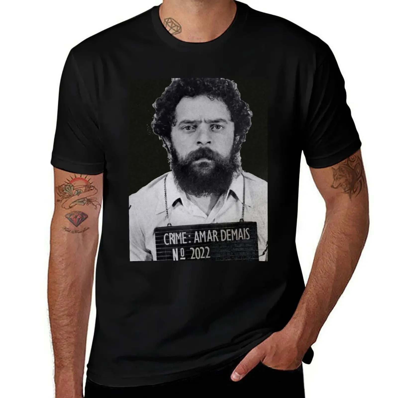 Lula presidente camiseta homem t camisas gráfico t camisa homem algodão t camisa impressão personalizada