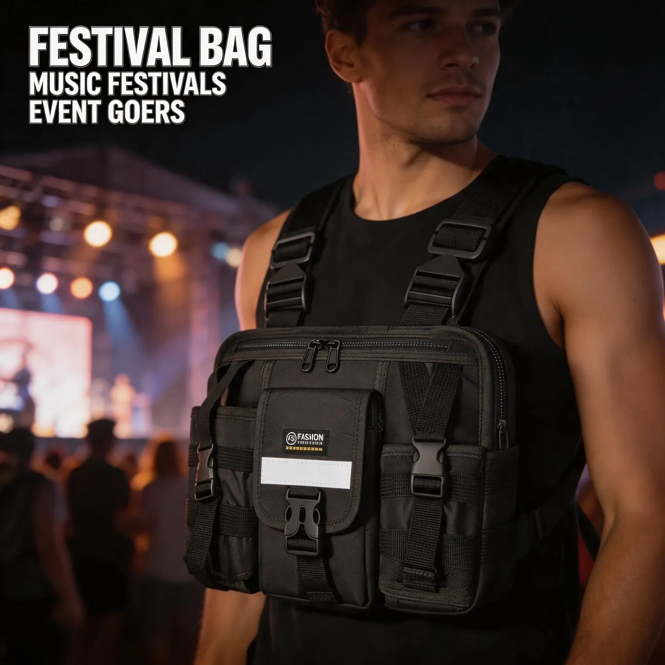 Running Vest Outdoor Multifunctional Multi Pocket Lightweight Design