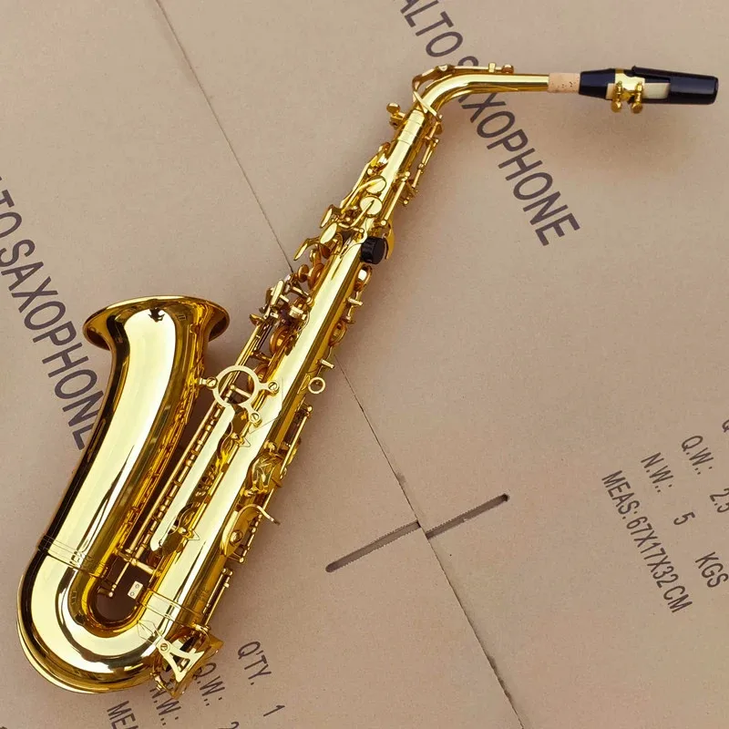 

2026 hot new JAS-769 model alto saxophone Lacquer gold keys, professional sax alto