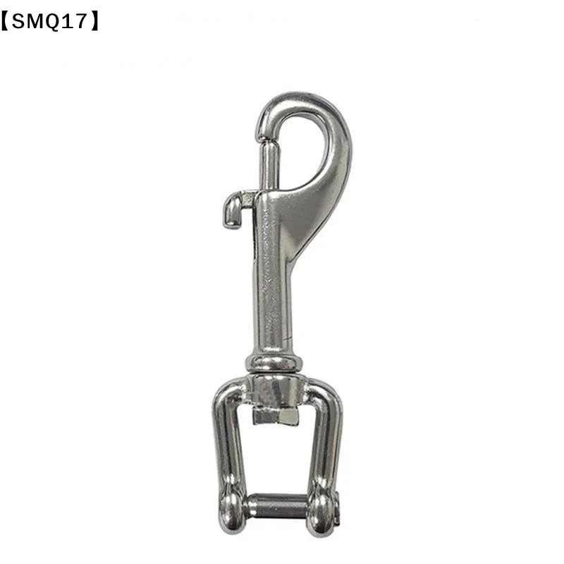 85/100mm Marine Diving Shackle Bolt Swivel Strap Eye Bolt Snap Heavy Duty Sailing Boat Chain Clip Hook