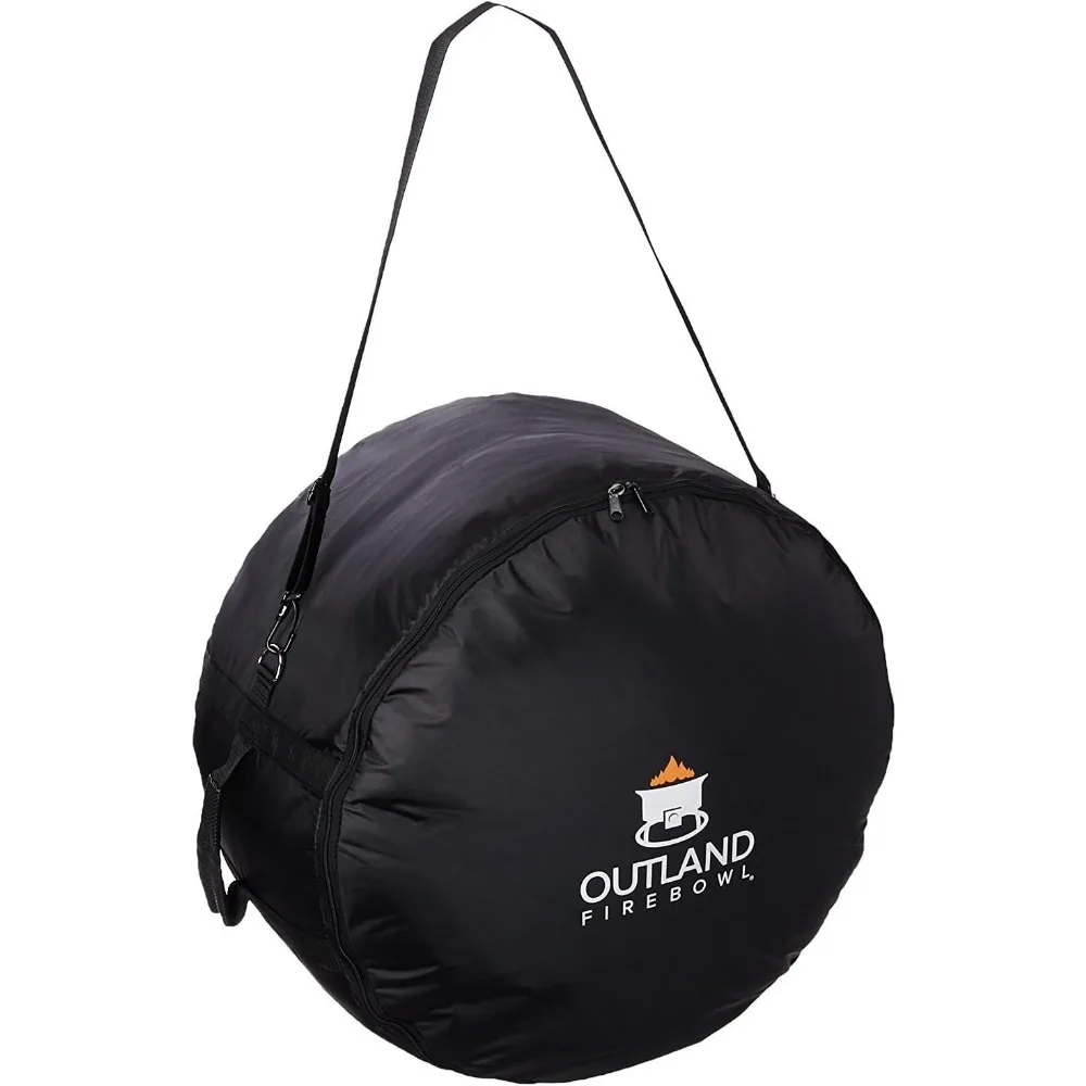 حقيبة حمل ميجا مقاومة للأشعة فوق البنفسجية والطقس لحفرة نار غاز البروبان الخارجية بقطر 24 بوصة، سعة كبيرة لوعاء النار #4