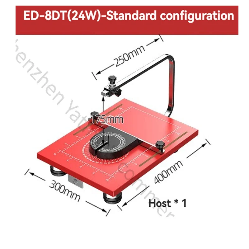 New 24W Pneumatic Hot Stamping Machine Hot Press Machine Embossing Machine, Leather Die-cutting Imprinting Machine