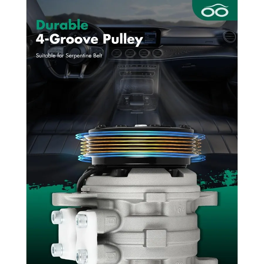 Compressore AC con frizione per Geo Metro 1.0L 1.3L per Geo Tracker 1.6L per Suzuki Sidekick 1.6L per Suzuki Swift per Suzuki X90