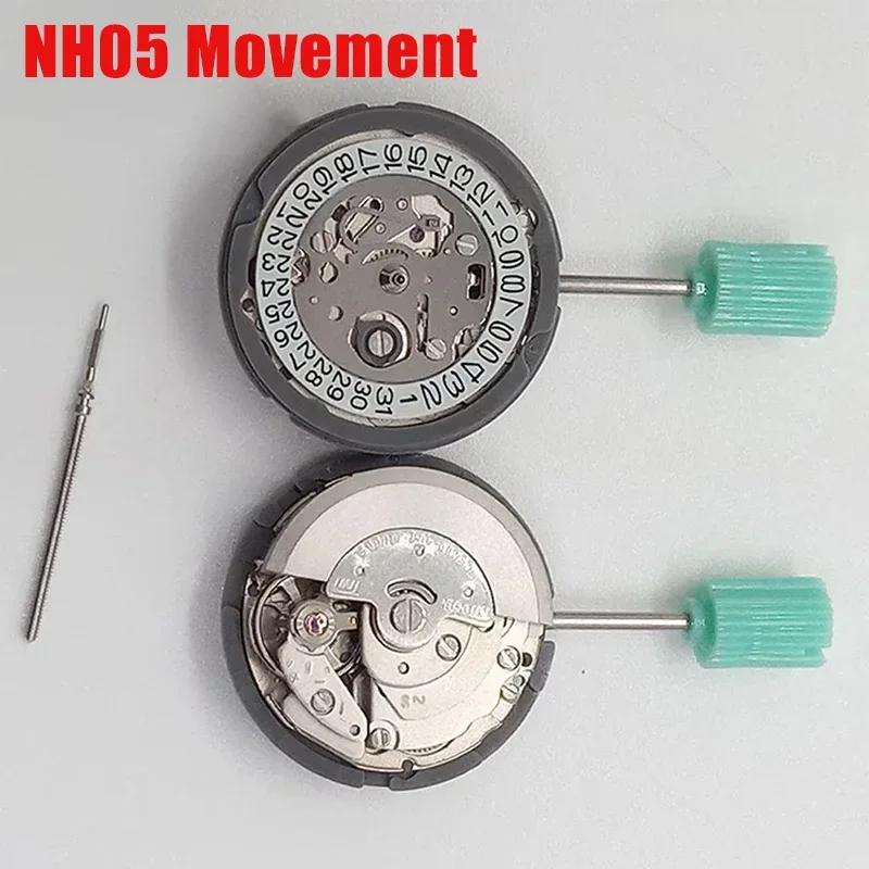 Date Set NH05 NH05B Japan Movement 3 Digit Calendar Movement Date Set High Accuracy Automatic Mechanical Watch Wrist Movement