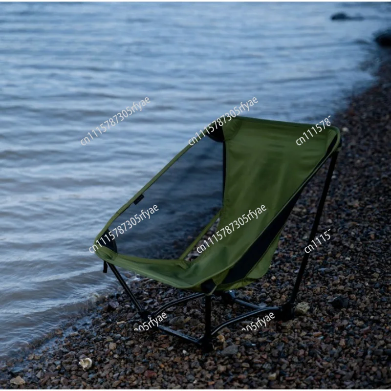 Hiking Camping Chair Lightweight Ground Seat Ultra Lightweight Folding Four-Legged Portable Outdoor Mesh Moon Stool view 5