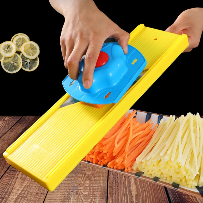 

Multifunctional Vegetable Shredder Slicer Fruit Shredder Potato Slicer Kitchen Gadget Sets Accessories With Hand Protector