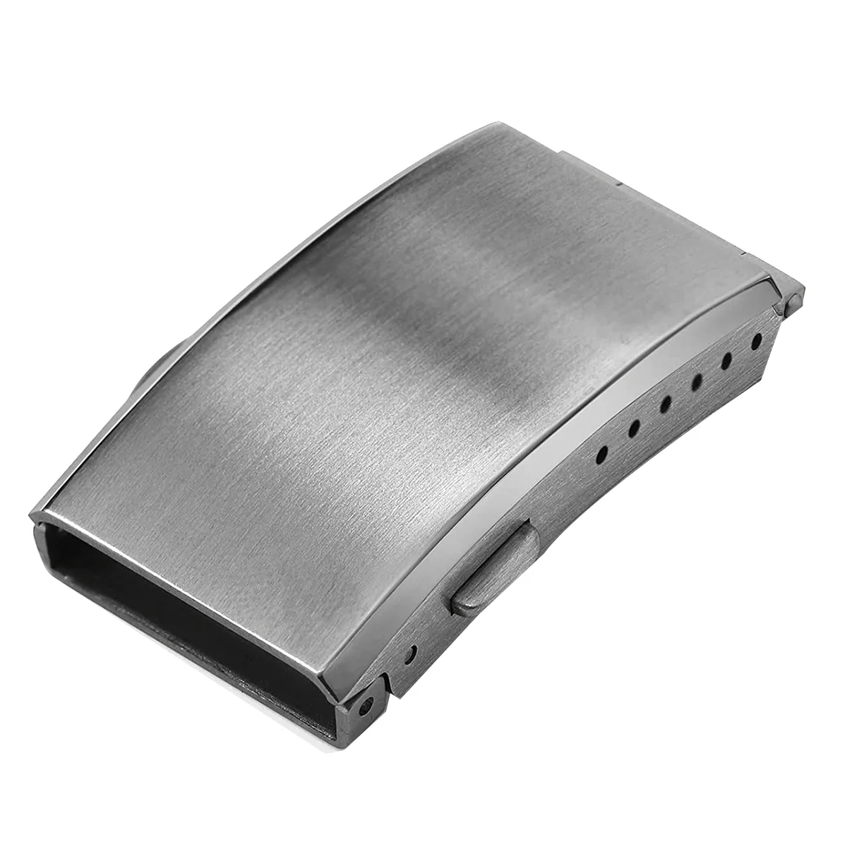 Watch Buckle Fold Safety Milled Clasp Replacement Stainless Steel Watchband Clasp , 18Mm