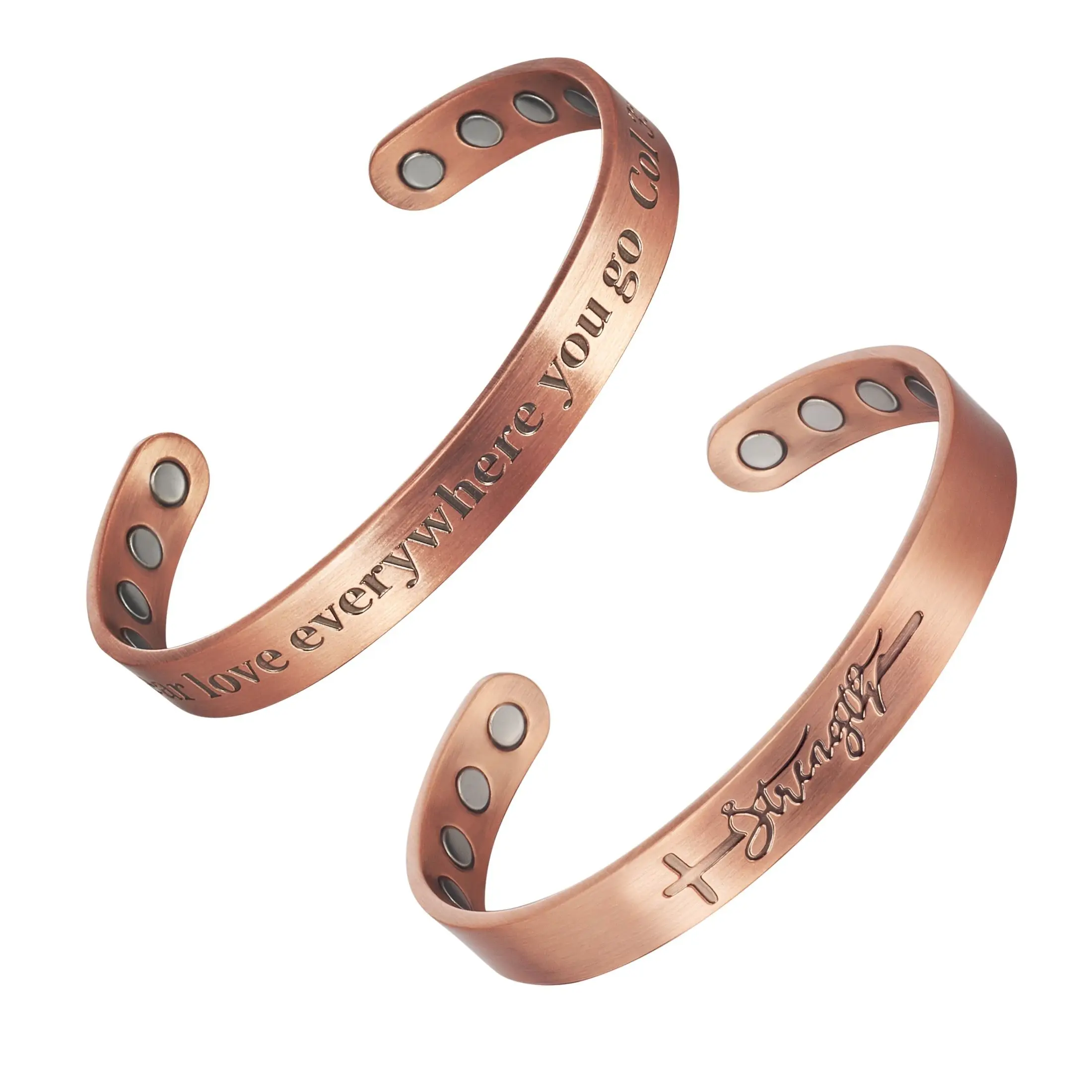 Copper Magnetic Bracelet for Women Men Balance Energy Magnetic Therapy
