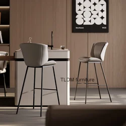 Lounge Dining Bar Chair libreria antigraffio in pelle sgabello da Bar europeo Kitchen Island Taburetes Altos Cocina mobili per la casa