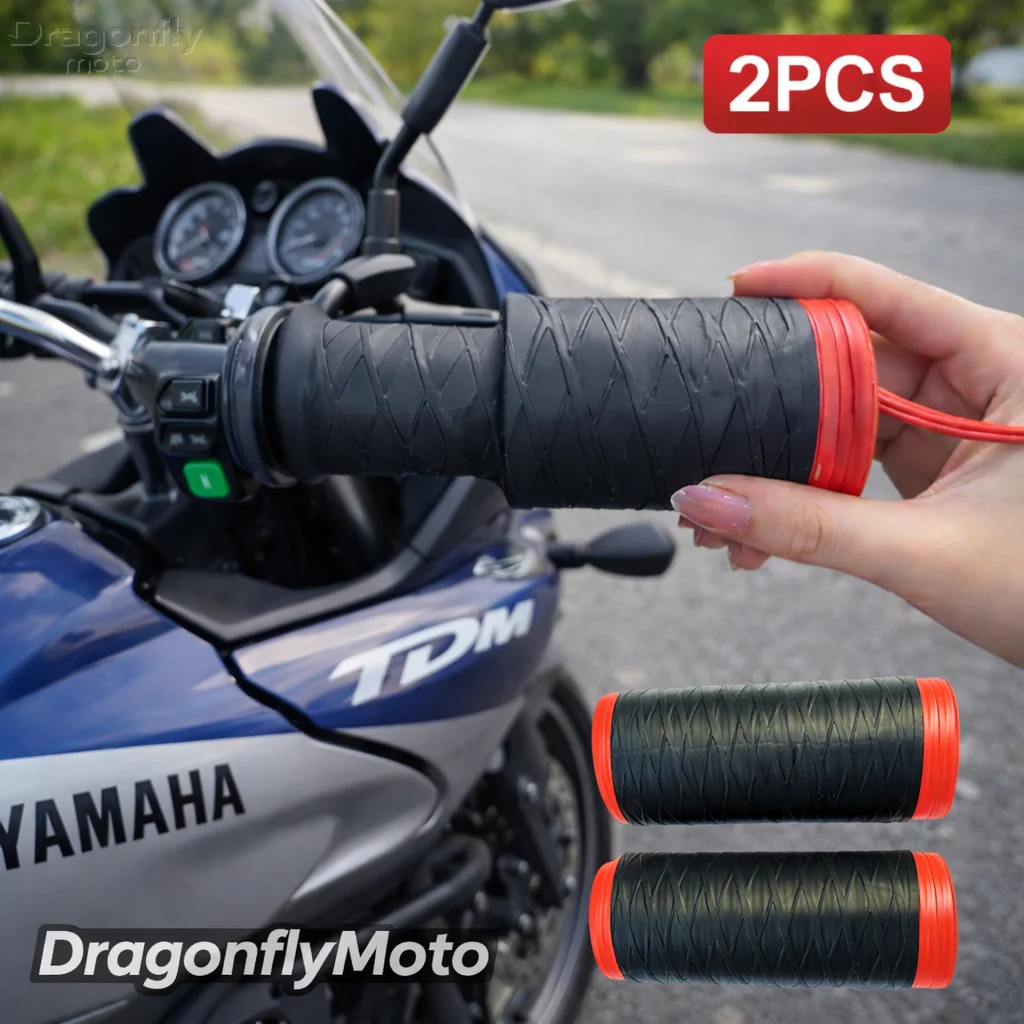 

Силиконовые чехлы на руль мотоцикла для Yamaha TDM 850 1991-2001, TDM 900 2002-2007, самозатягивающиеся, нескользящие, для мотоциклов.