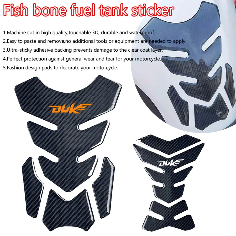

3D Duke Sticker Motorcycle Fuel Tank Pad Protector Stickers Decals For Duke 125 200 390 690 990 1290