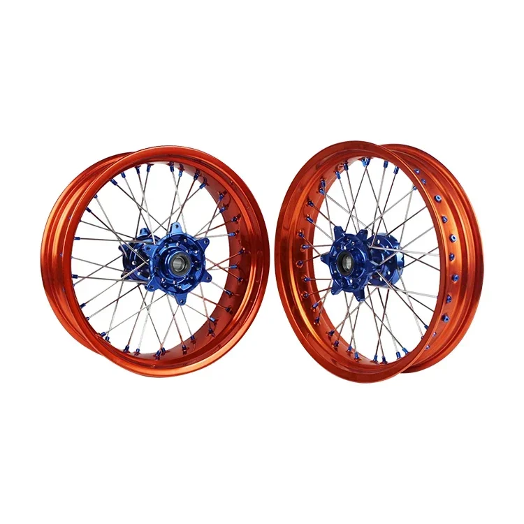 Wholesale Price 17 inch supermoto wheel sets fit - EXC SXF 125/250/450 2003-2023