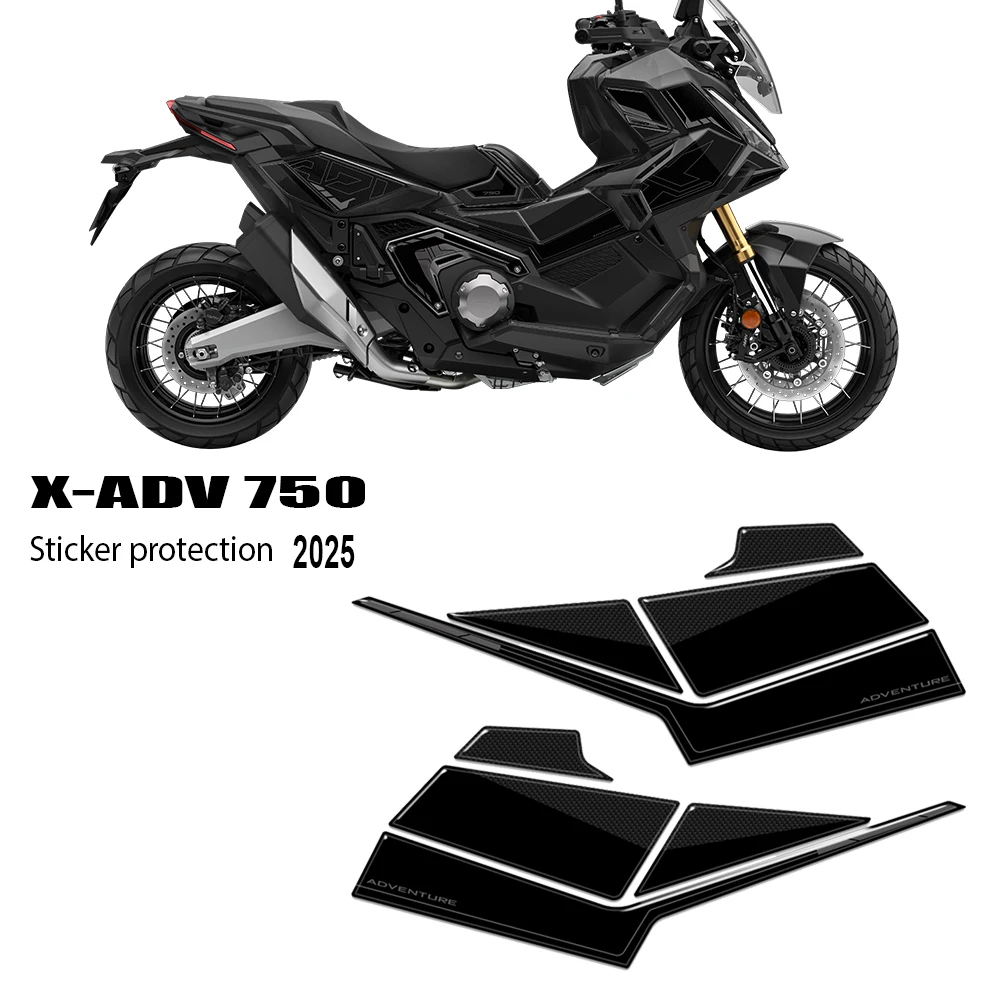 

3D Resin Motorcycle Sticker Tank Side Protection For Honda X-ADV 750 Compatible with x adv750 2025