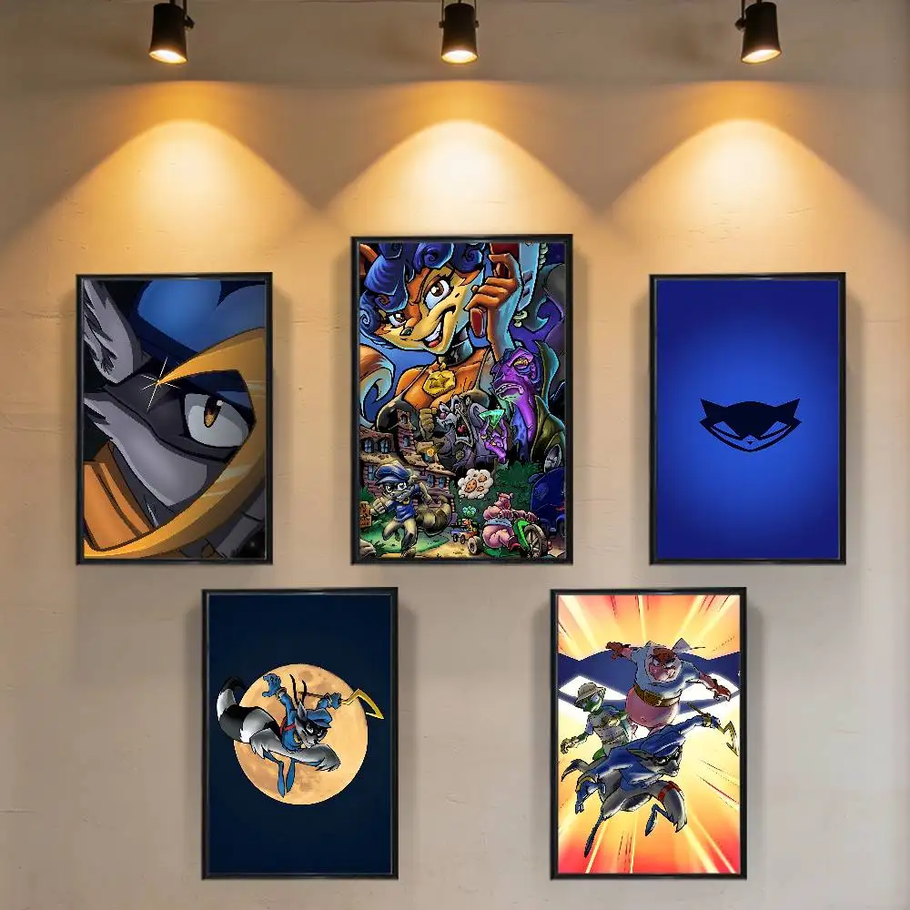 

Bentley Shrewd Sly Cooper Wall Art Anime Canvas Painting Poster For Living Room Decoration Picture Home Decor