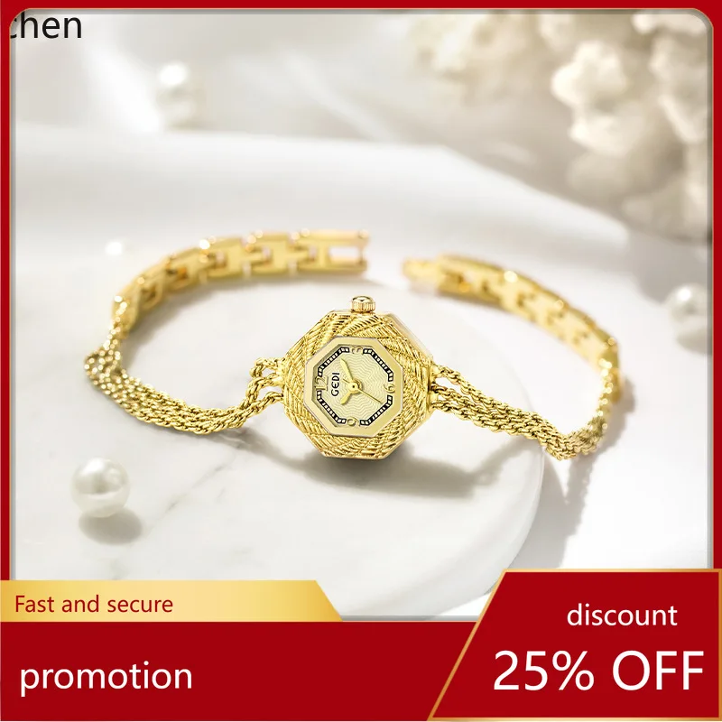 

Zml premium tassel bracelet watch - exquisite octagonal quartz bracelet watch