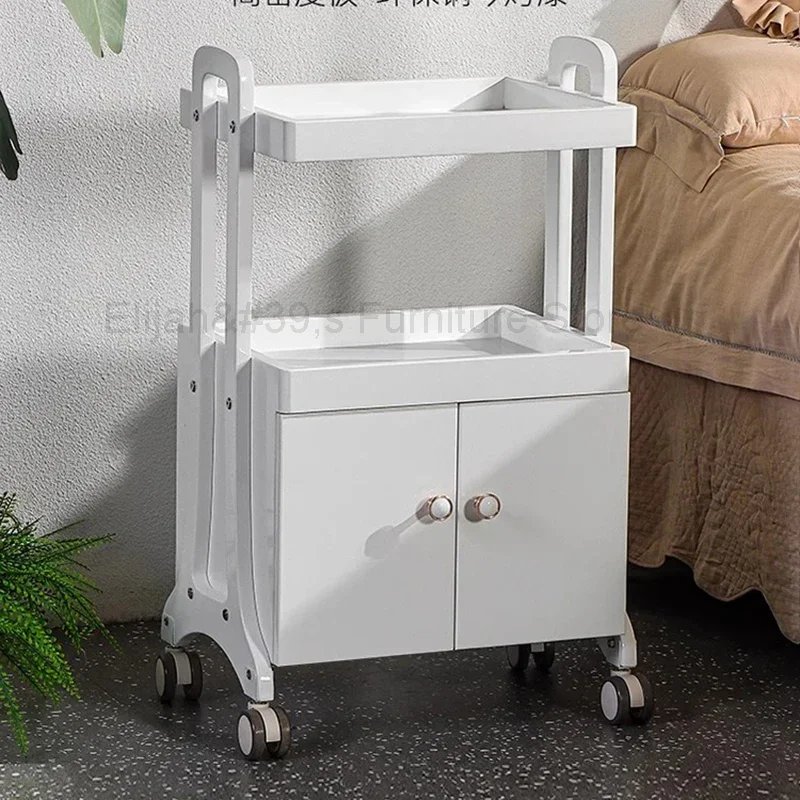 

Storage Salon Trolley Utility Aesthetic Cosmetic Helper Organizer Cart With Wheels Carrello Attrezzi Barbershop Furniture MQ50TC