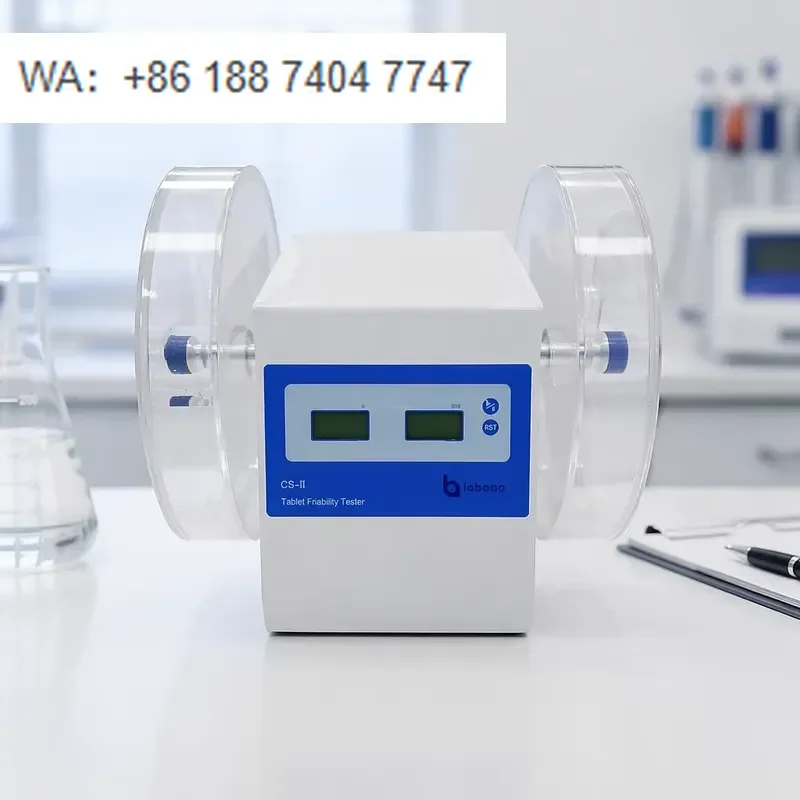 For CS-3 Dual Drum Tablet Friability Tester Custom Logo Digital Abrasion Detector Complete Standard Accessories 1 Year