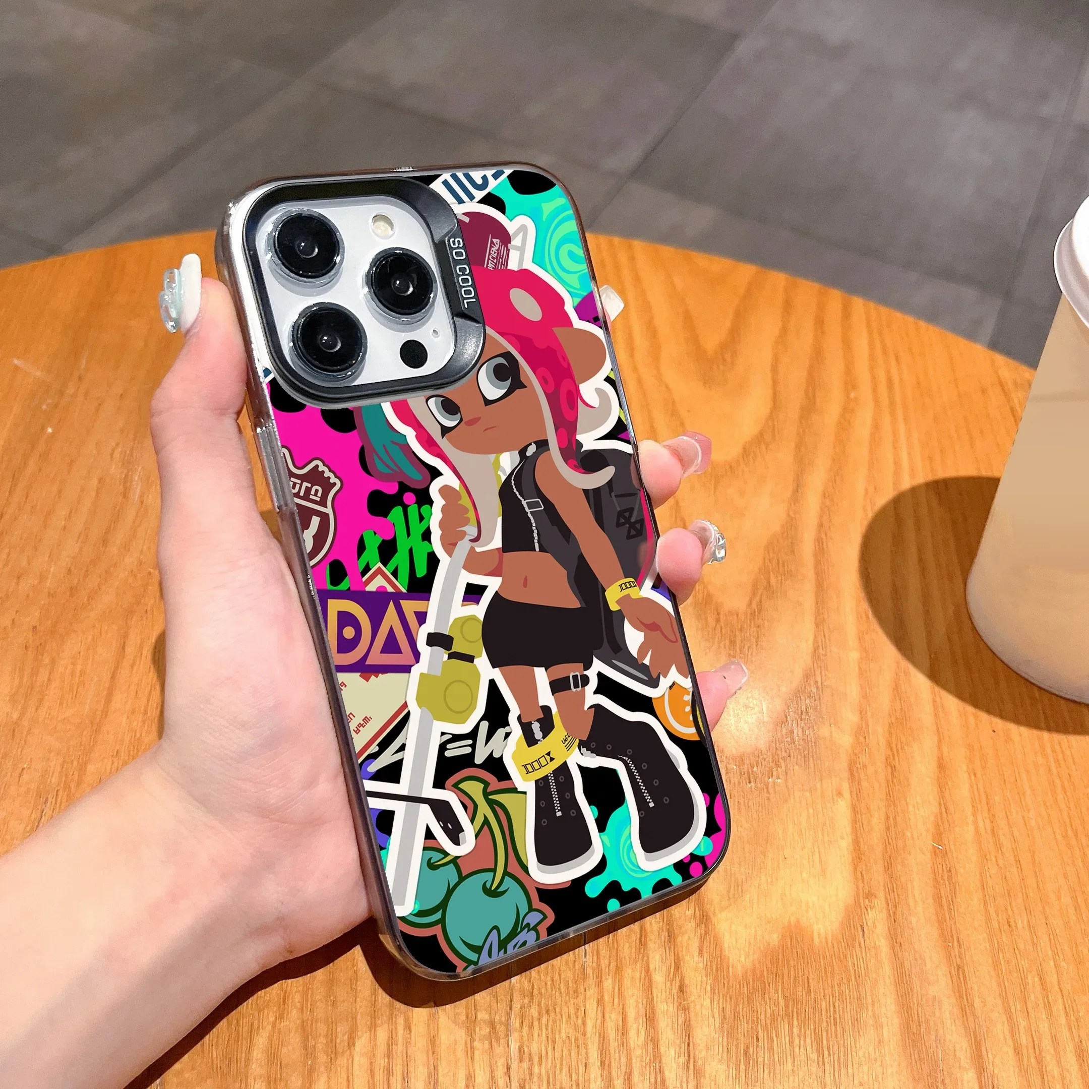 Game Splatoon Art Phone Case for Huawei P30 P40 Mate 30 40 Pro Nova 7 Honor 50 Lens Creative Border Hard TPU PC Cover