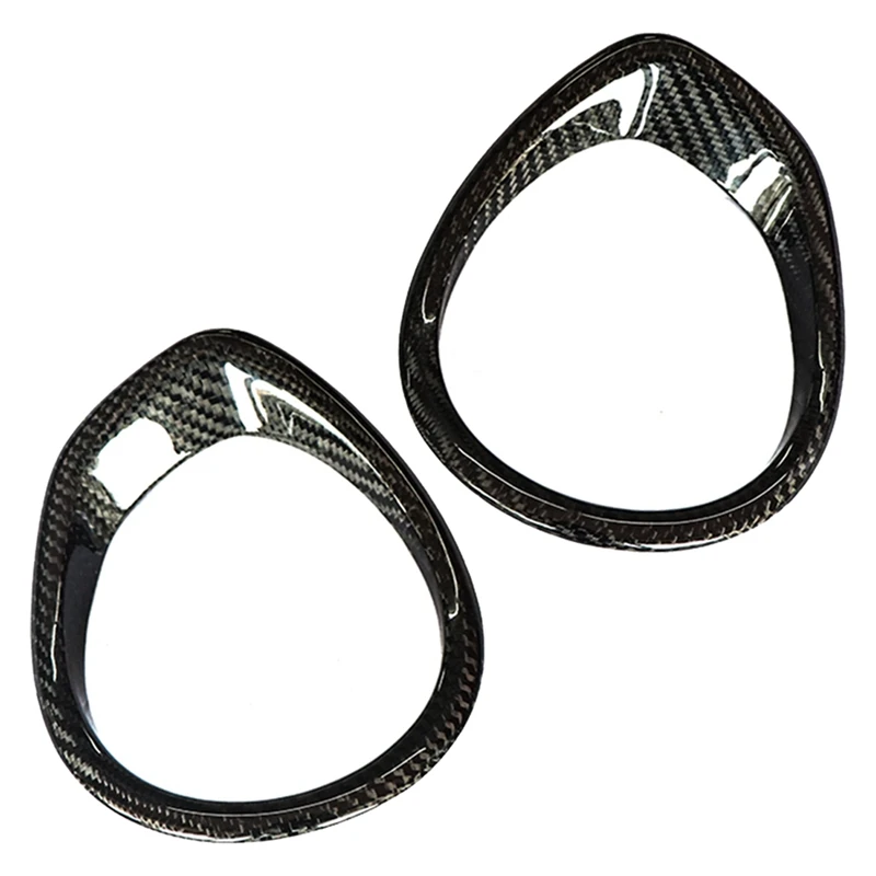 

Motorcycle Carbon Fiber Speedometer & Tachometer Ring Cover Trim For Yamaha TMAX 530 2017 2018 2019 / TMAX 560 2020 2021