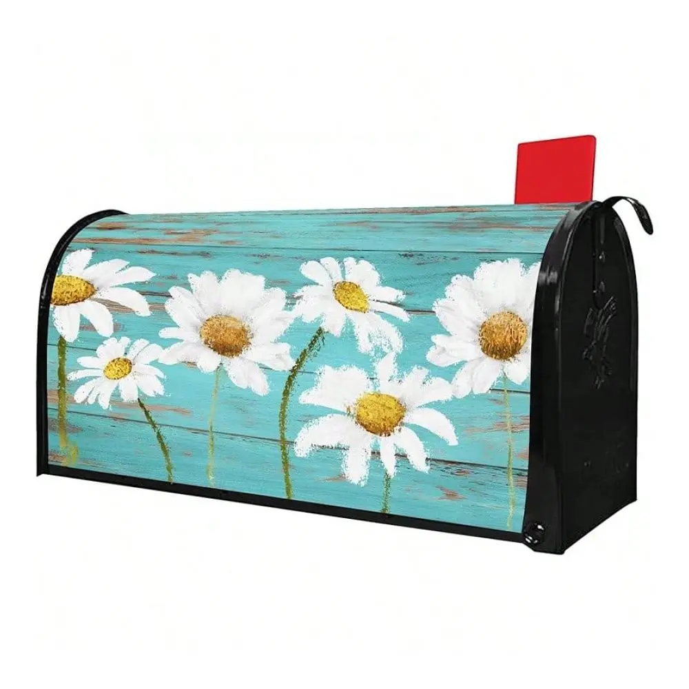 

Patriotic Mailbox Covers Magnetic Standard Size 21 X 18 Spring Summer American Welcome Mailbox Wraps Post Letter Box Cover Gard